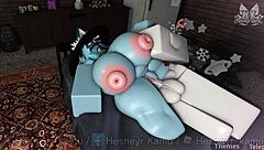 Roblox Furry Kemono Bareback Penetrates Friend Sno MX RLN in Ass