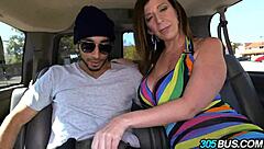 Sara Jay's huge ass takes rough pounding on the 305 bus ride two.