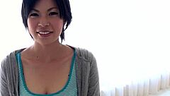 Saki Aoyama sucks hard cock outdoors uncensored