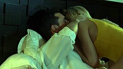 Scarlet Red Rides Stud To Sweaty Tit Cumshot Then Swaps Squirting Loads