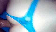 imagine this slut bent over getting pounded doggystyle panties shoved aside