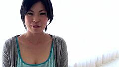 Saki Aoyama sucks hard cock outdoors uncensored