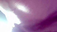 Natural titted ladyboy teases erotically in tight pink shirt