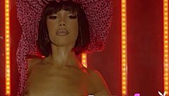 Petite black teen precious milan feels thrill posing lingerie exposing ebony body