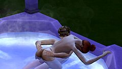 Step Sister Craves Hot Tub Sex Splash