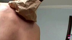 Submissive Brunette's Tight Pussy Takes Two Cocks Doggystyle Then Swallows Cum