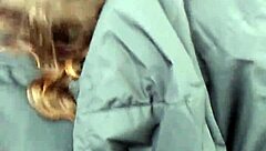 amber slurps cock in truck till cum floods her mouth