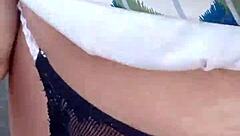 na varanda chupando rola dura e abrindo a buceta pro pau todo ❤️🍆💦