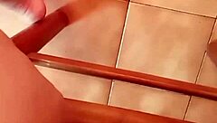 super relaxin' slow mo on this pregnant brunette's wet pussy feels amazin' uh