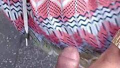 na varanda chupando rola dura e abrindo a buceta pro pau todo ❤️🍆💦