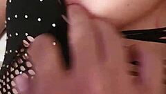 wife's nasty lingerie vibrator birthday gift part 1