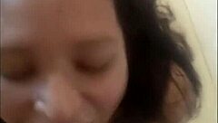 she blows him deep then swallows every drop of cum facial style