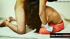 sexy indian neighbor bhabhi takes DOGGY STYLE sex BENT OVER at home