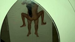 casting cutie spills on melada teen pussy getting filled with hot gozada creampie