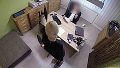 karol dreams of a new car and visits the loan agent for some cash sex