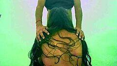 young desi wife lifted and fucked hard by husband rough doggystyle creampie