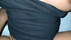 A hot kolkata college babe rides big cock cowgirl in viral bedroom romp