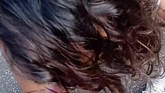 na varanda chupando rola dura e abrindo a buceta pro pau todo ❤️🍆💦