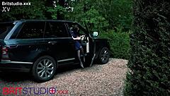 naughty british nurse demonstrates condom wank on banana then your cock