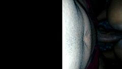 this monster black cock destroying her big ebony ass pussy?