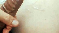 beautiful milf wife spreads in fishnets for hot anal pov creampie!