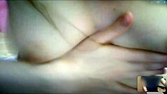 innocent video chat turns into steamy solo pussy tease and moan fest