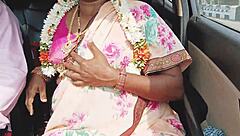 Desi Aunty's Car Sex Dirty Talk Tease?