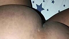 amateur couple gets horny at midnight as wife rides his cock