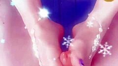 Twinkletoes Snowflake's Pedi Footjob Drains Husband's Friend Cum