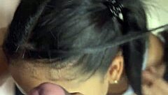 Deepthroat My Stepbro's Huge BBC, Amateur Couple Slut Action with Nysdel!