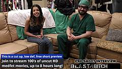 Aria Nicole's Pussy Fucked Hard and Filled with Creampie Close-Up