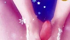 Twinkletoes Snowflake's Pedi Footjob Drains Husband's Friend Cum