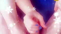 Twinkletoes Snowflake's Pedi Footjob Drains Husband's Friend Cum