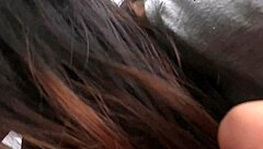 i catch stepsis doing homework and jerk off behind her skirt upskirt ends in morning sex creampie panties