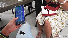 BLONDE STEPMOM MISTY MEANER GETS PUSSY NAILED POV BY BIG DICK STEPson CARLOS DICKINSON