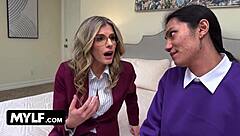 Cory ditches buttplug for stepson's cock deep in her ass now