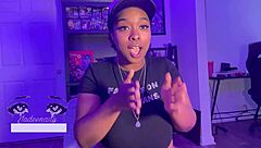 ebony big tits pornstar squirts hard while fucking her pussy with massive hammer toy