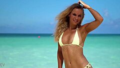 contemplating caroline wozniacki's beautiful model grace and poise