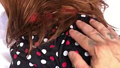 o safado gozou dentro da buceta da minha enteada com red e sheer sex toy