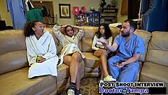 Dr Tampa Probes Genesis' Shaved Pussy in First Gyno Exam Humiliation