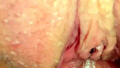 Super Wet And Extremely Tight Pussy Dripping With Juices Closeup