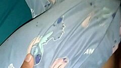 guy sneaks into bed and fucks hot latina stepsis from behind till cum