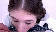 you love watching this charming brunette rim my ass during her photoshoot right?