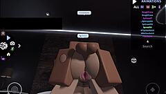 Rich Gringa Gets Fucked Hard in Wild Roblox Sex Game Adventure