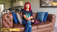 Petite Latina Teen Deepthroats Cock In Wild Face Fucking Casting