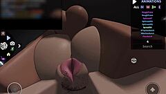 Rich Gringa Gets Fucked Hard in Wild Roblox Sex Game Adventure