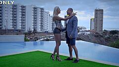 mercedes gets super horny for angelika grays juicy pussy and cock