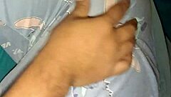 guy sneaks into bed and fucks hot latina stepsis from behind till cum