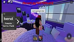 itznicolemaria dives into wild lesbian fuck in roblox condo