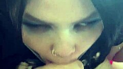 damn those tits out in pov while she deepthroats and moans all sloppy 😍